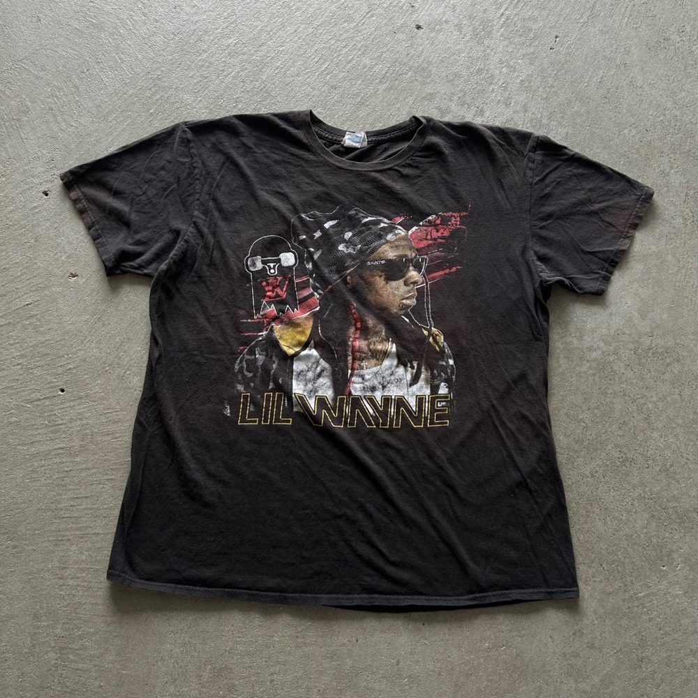 2016 Lil Wayne Tour Shirt Size XL Black The Dedication Tour Rap Hip Hop